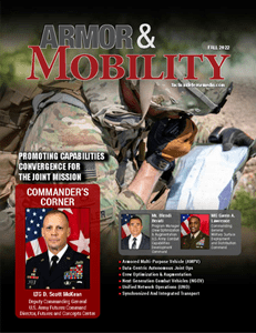 A magazine cover with an image of a soldier and a military officer.