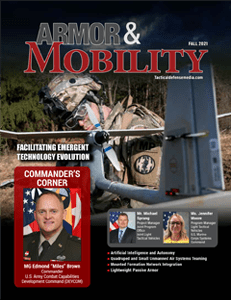 A magazine cover with an image of a military man.