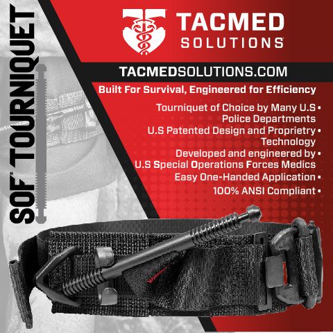 A black and white photo of tacmed solutions.