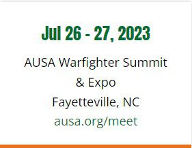 A picture of the ausa warfighter summit and expo.