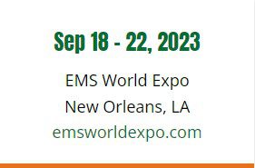 A picture of the ems world expo logo.