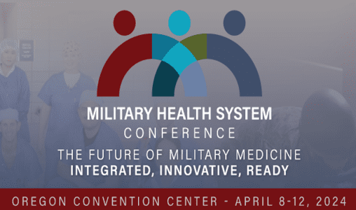 The military health system conference logo.