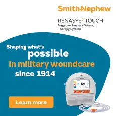Military medical equipment banner with RENASYS branding.