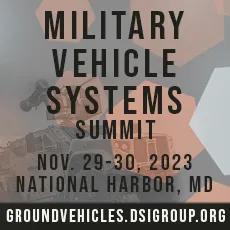 A picture of the military vehicle systems summit.